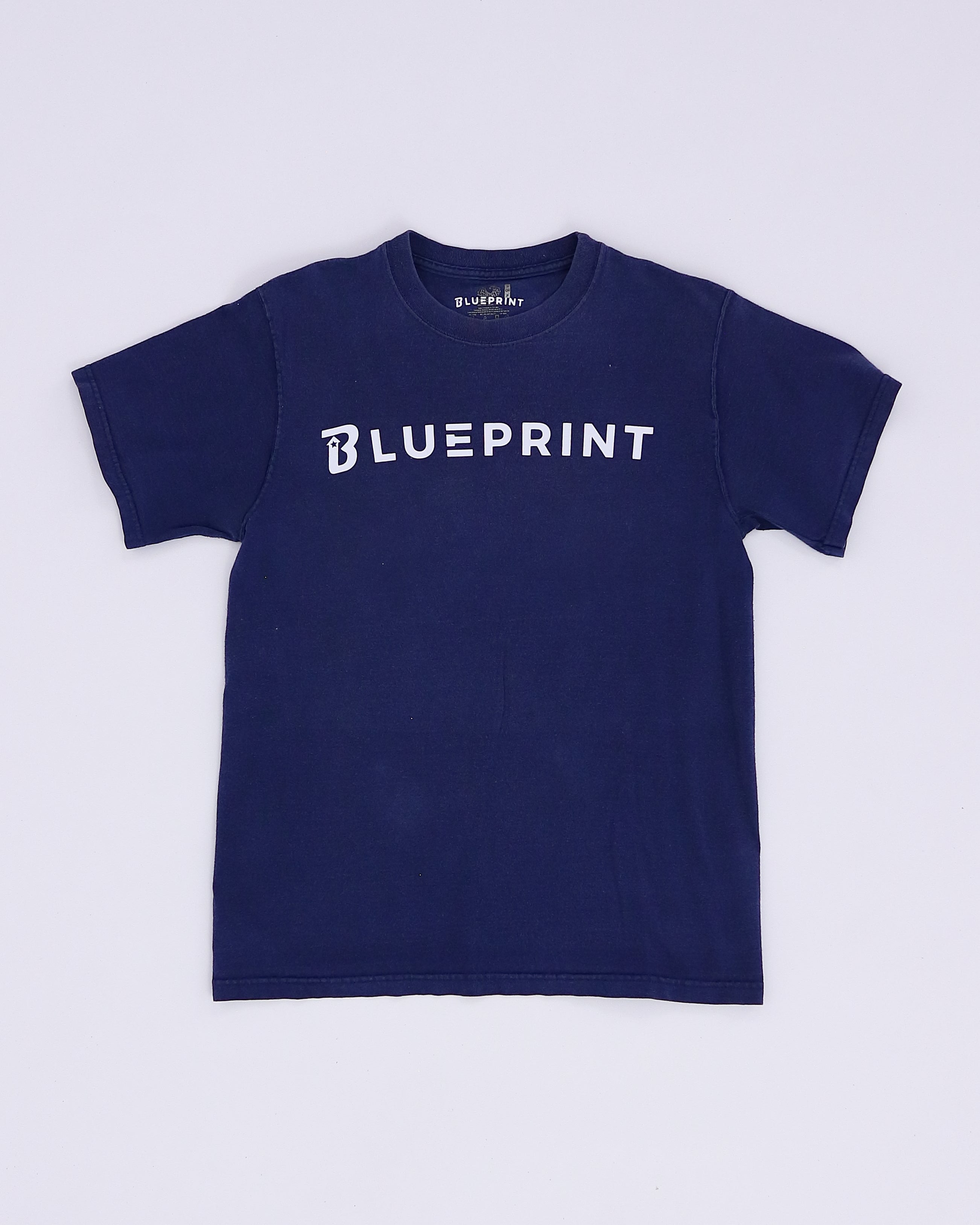 Blueprint Tee - navy (small)