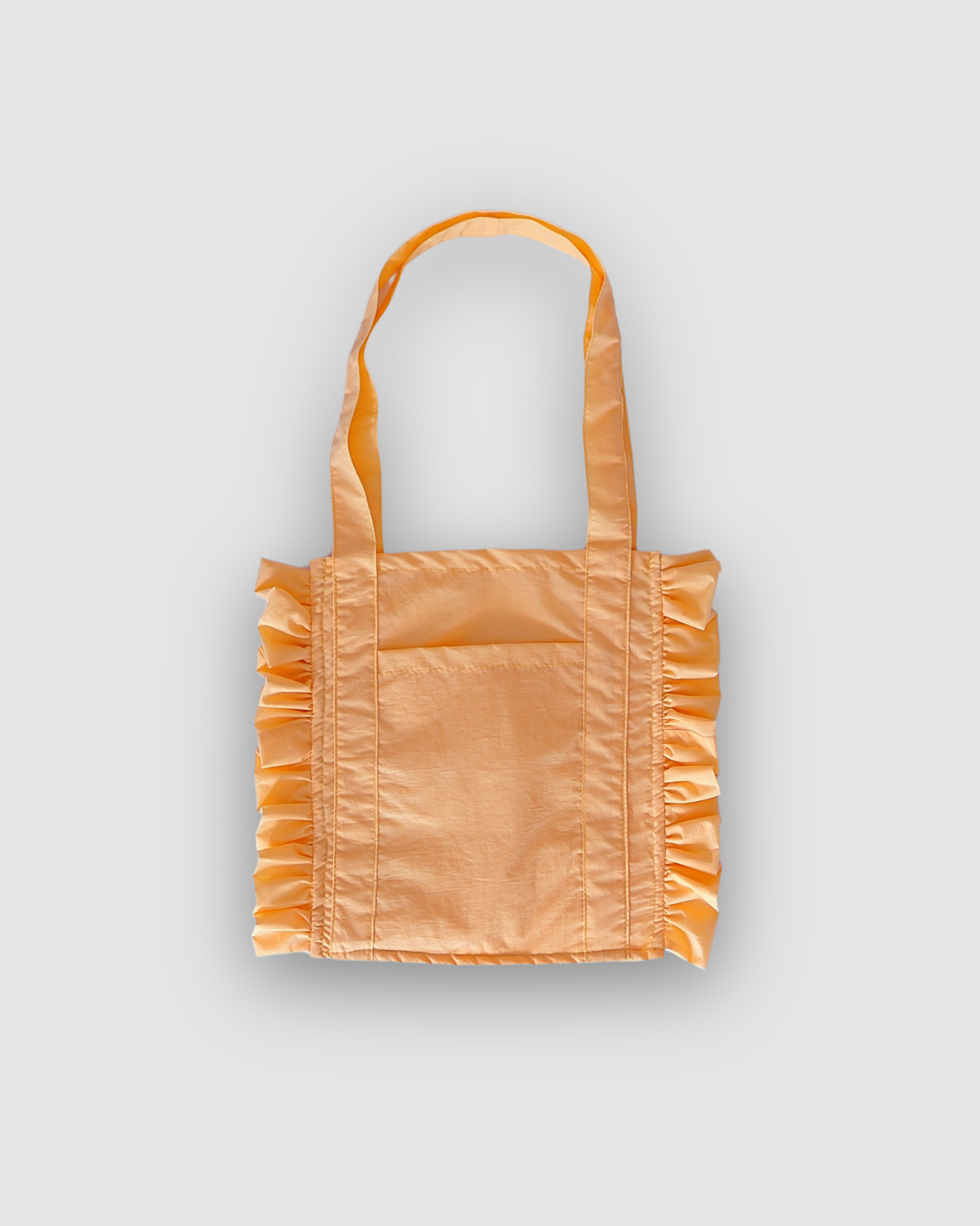 Ruffled Tote Bag (Small Yellow)