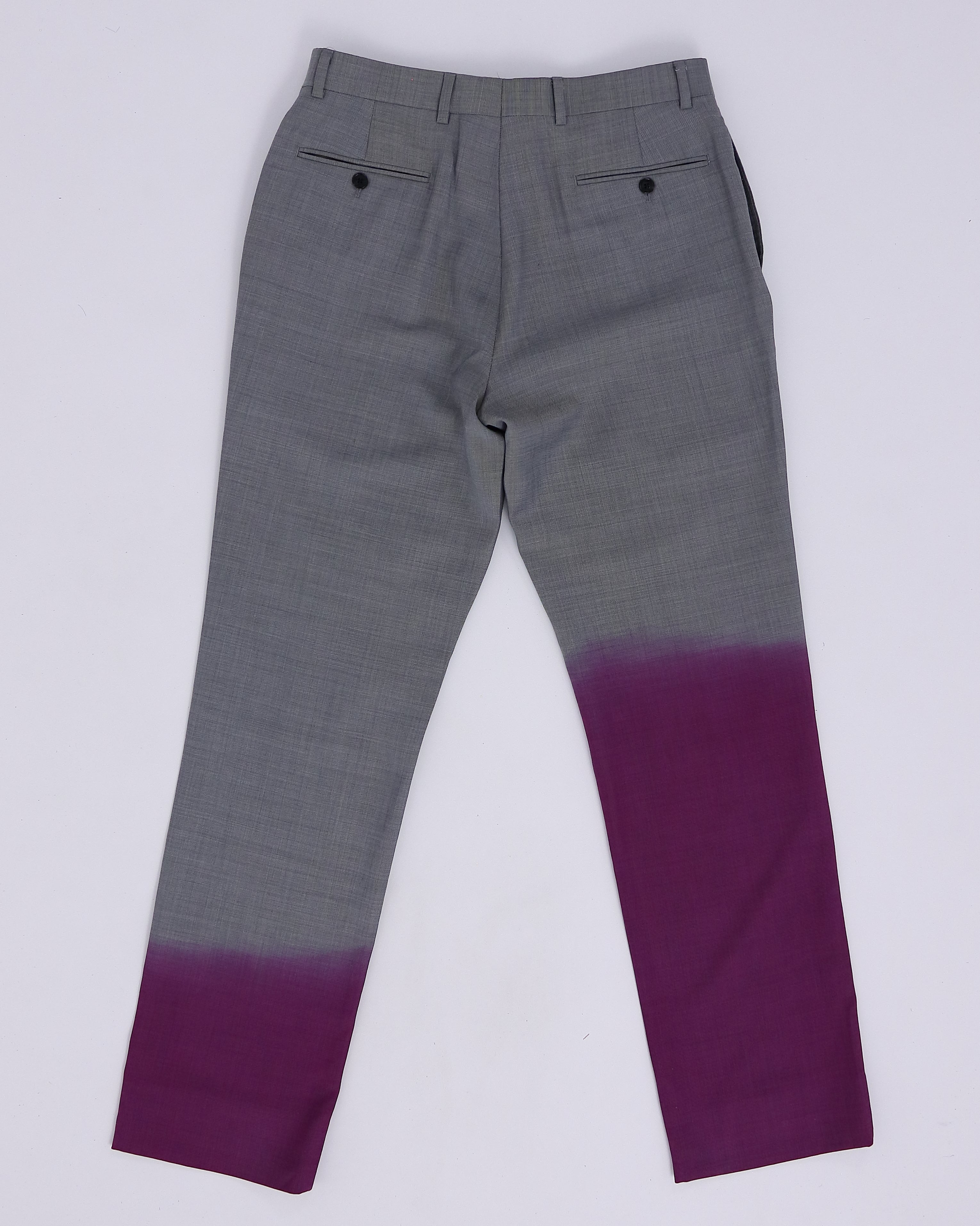 Dip Dyed Pants - plum