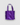 Ruffled Tote Bag (Small Purple)