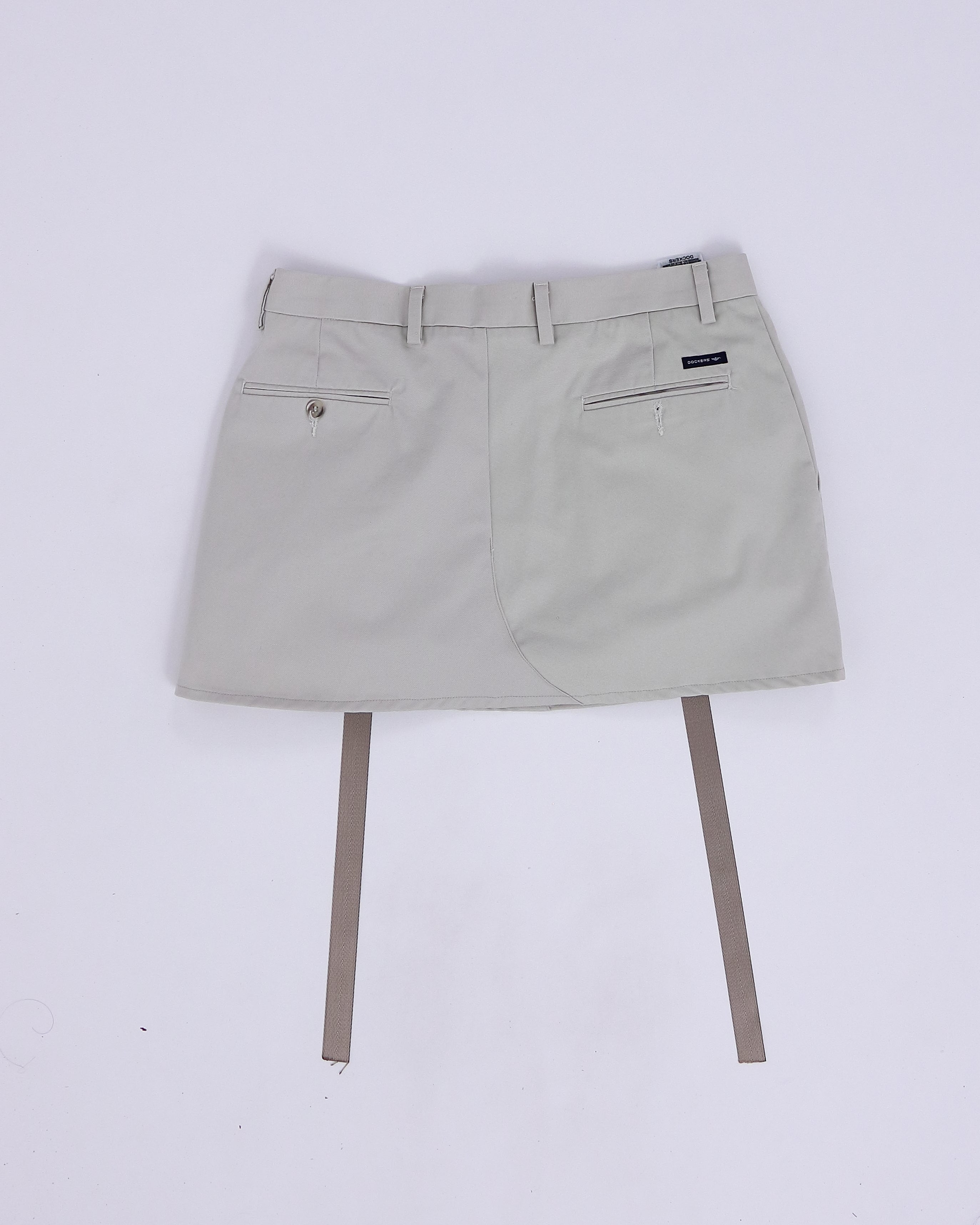 Tan Mini Cargo Skirt (XL)