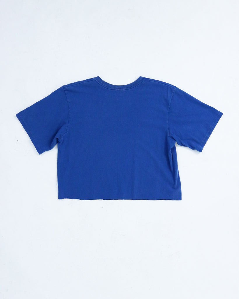 Alien Earth Day Cropped Tee - (Large Blue)