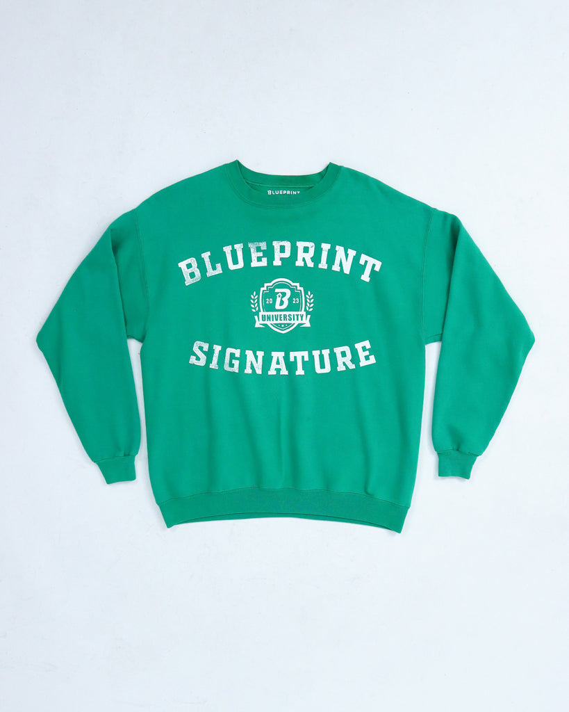 Blueprint University Sweatshirt - Money Green (Large)