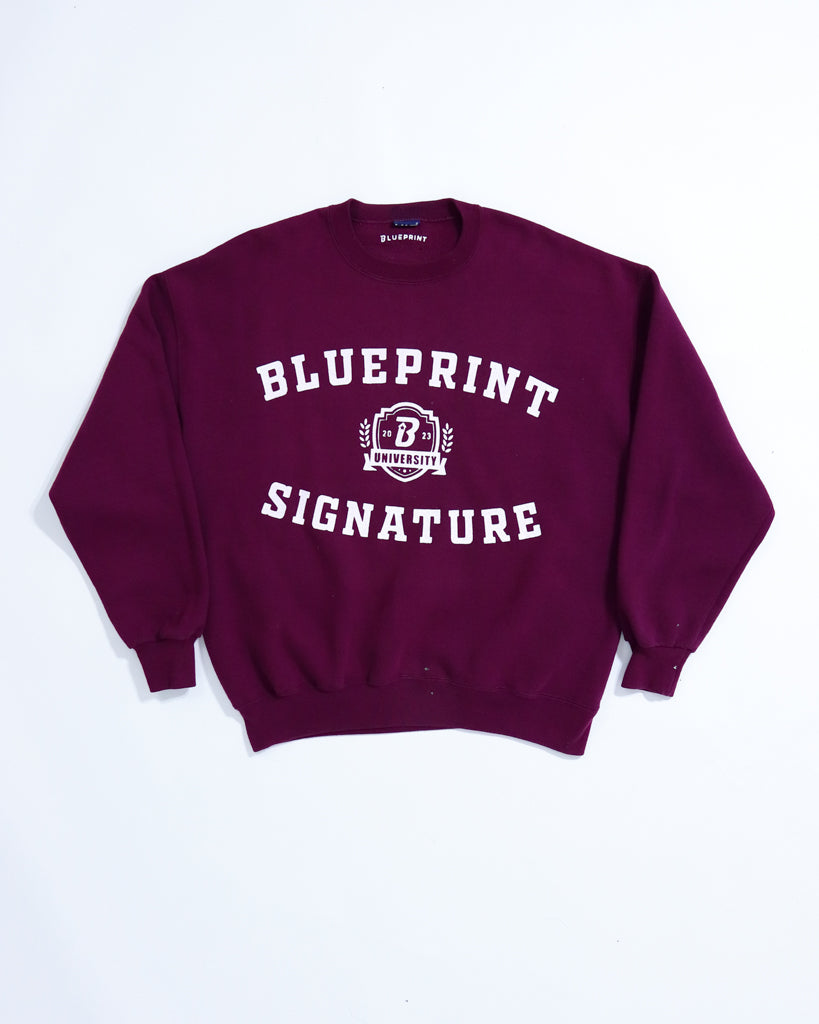 Blueprint University Sweatshirt - Maroon (XL)