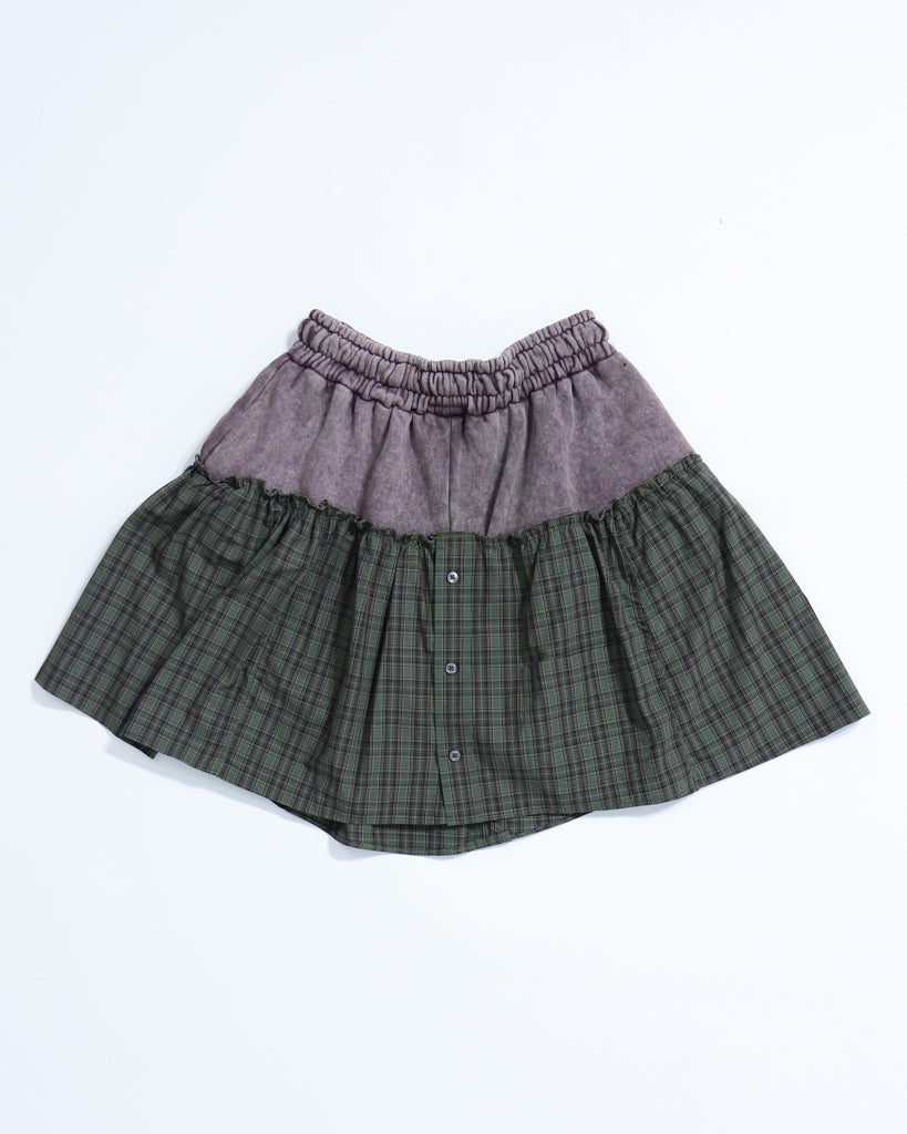 Jogger Skirt - Vintage Plum/Olive (Medium)