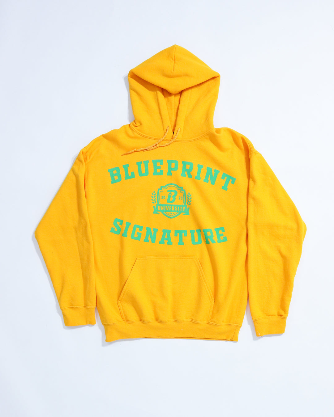 Blueprint University Hoodie- Yellow/Green (Medium)