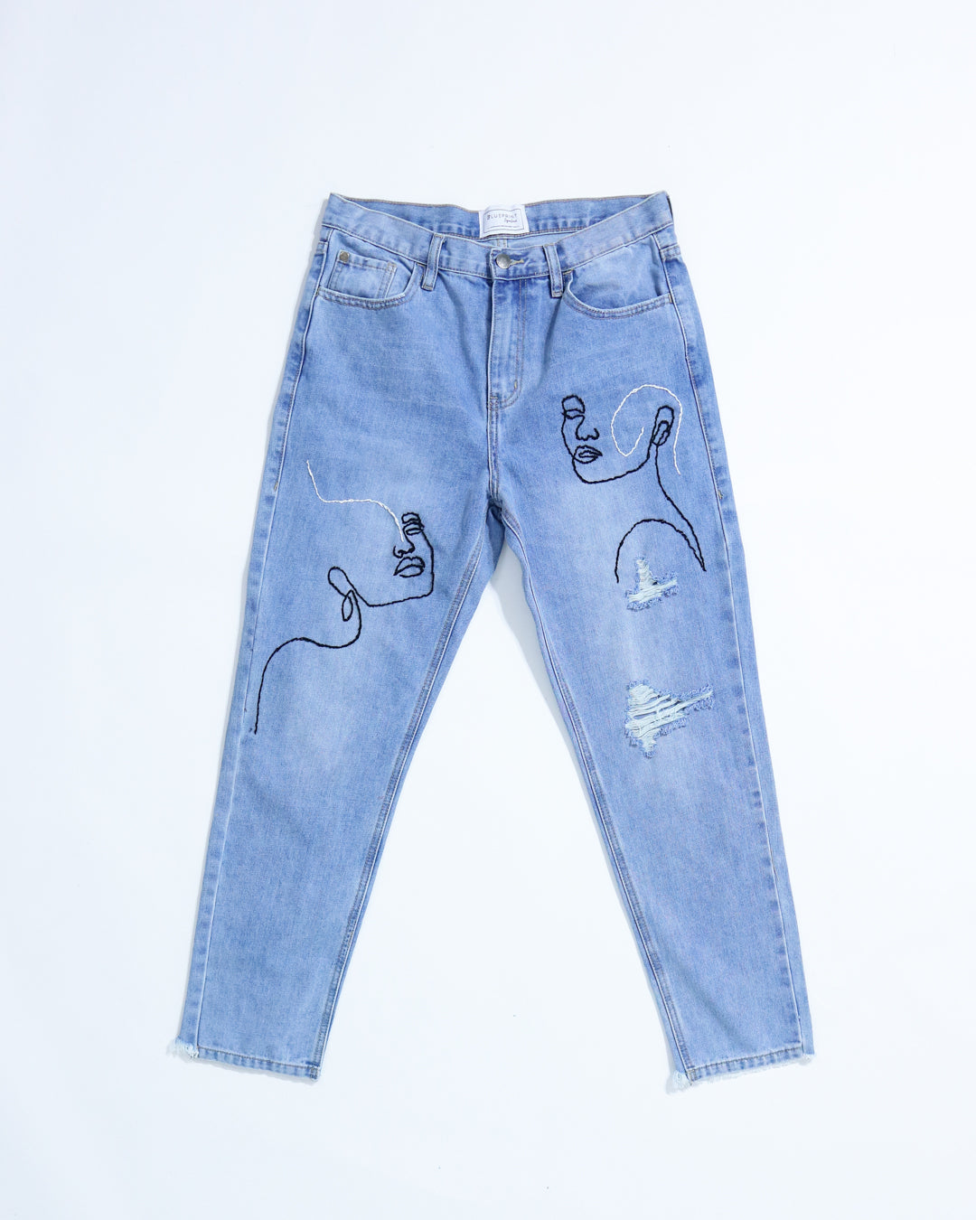 Embroidery Jeans (Order Your Size)