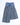 Denim Asymmetric Pleated Skirt - Gray (Order Your Size)