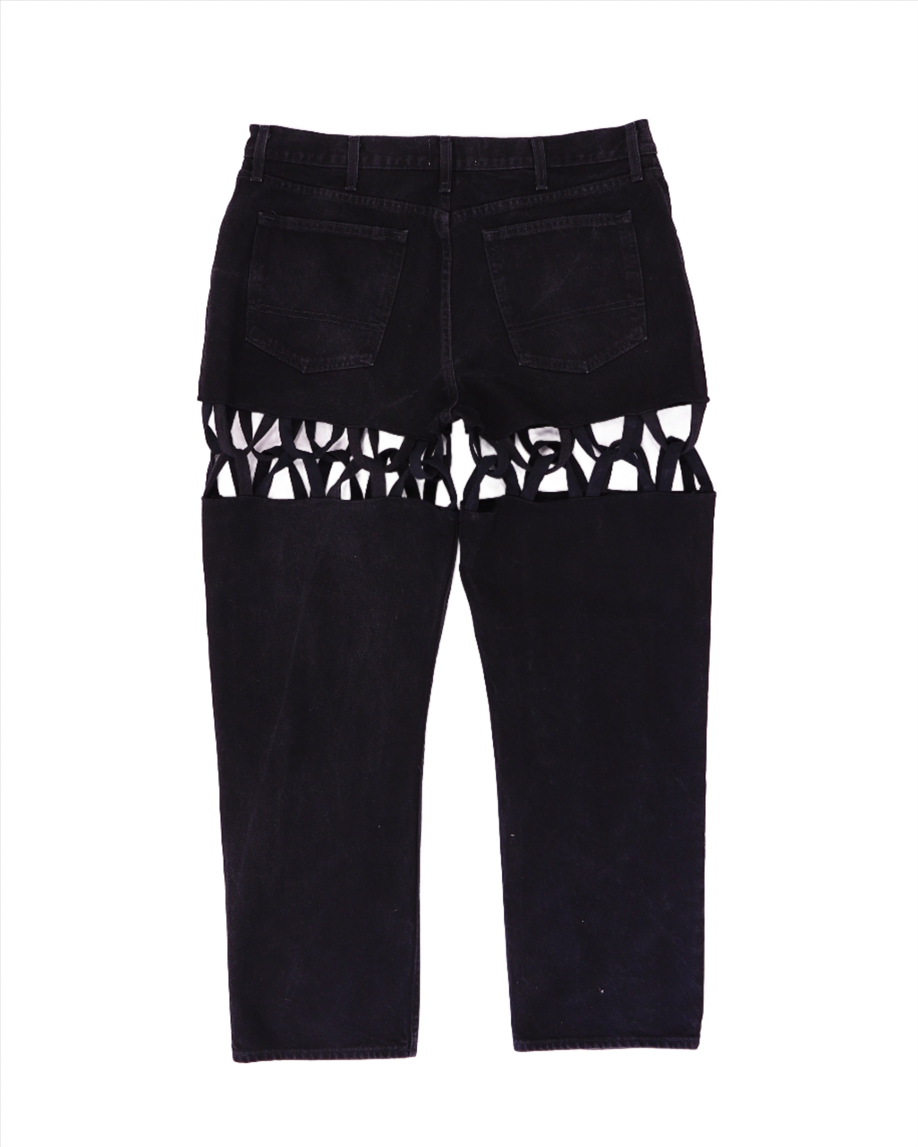 Criss Cross Jeans Black (size 18)