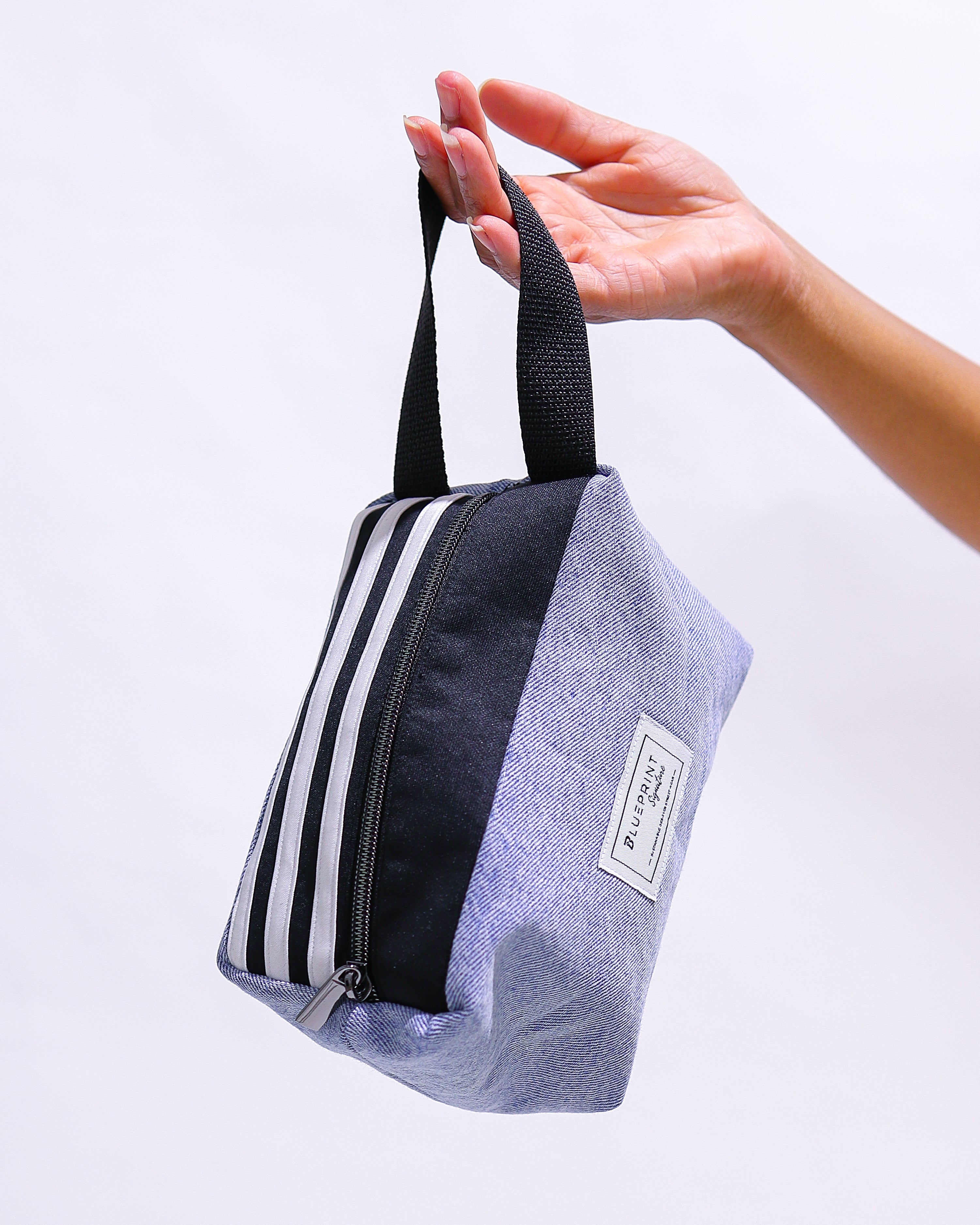 Matrix Pouch - Light Blue Denim